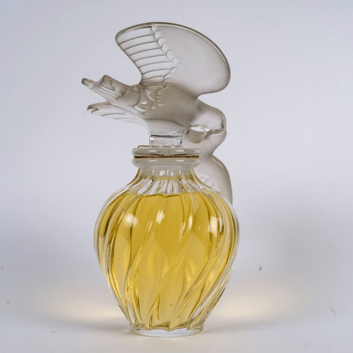 1948 Marc Lalique - Flacon Géant L'Air du Temps Cristal pour Nina Ricci-photo-1