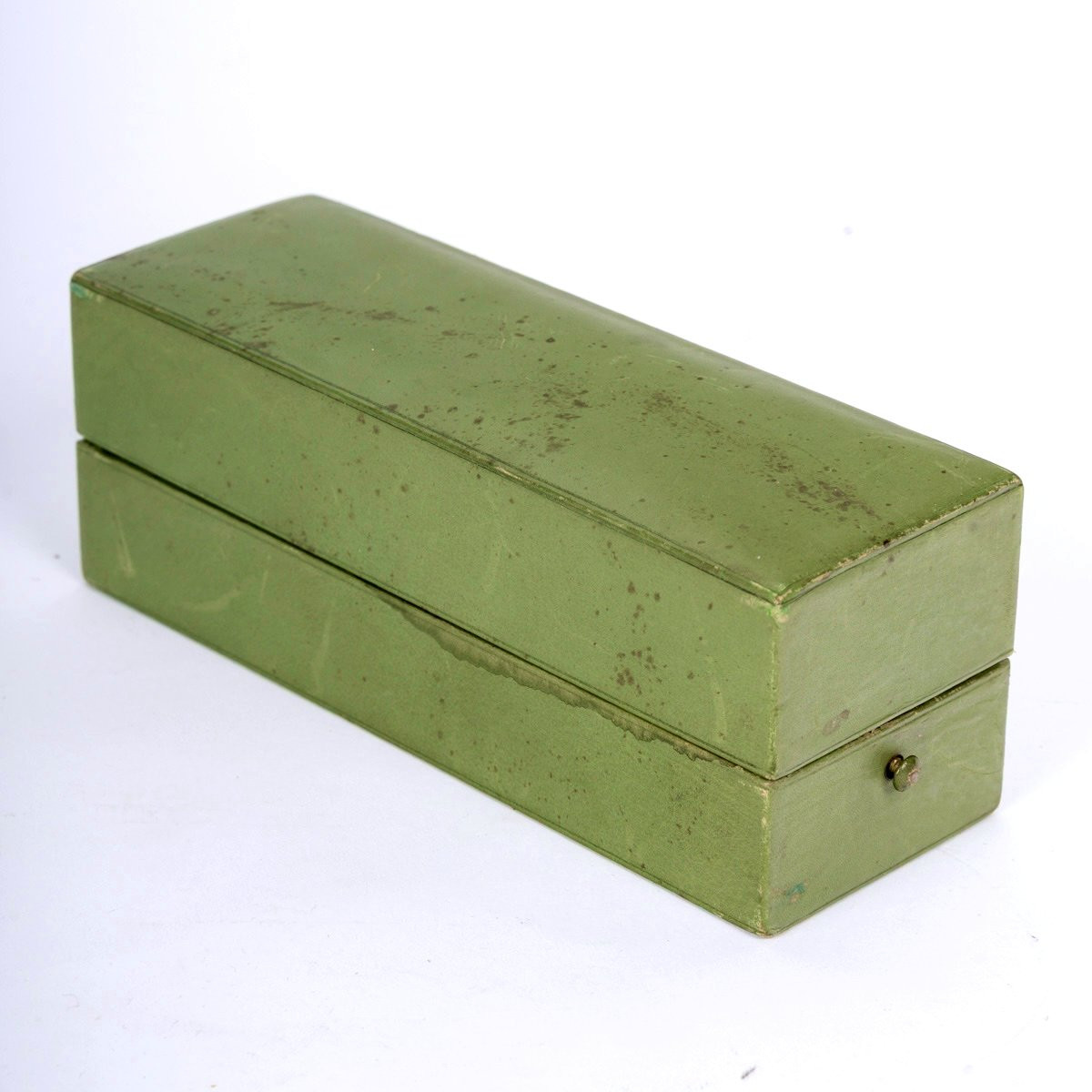 1909 René Lalique - Perfume Bottle Cyclamen Glass With Green Patina For Coty -photo-3