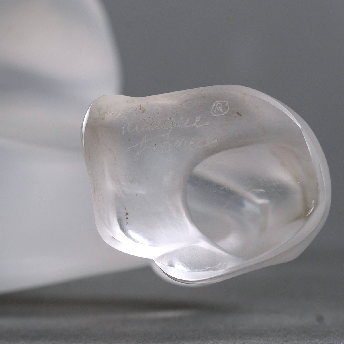 Lalique France - Sculpture Lion Regulus Cristal-photo-5