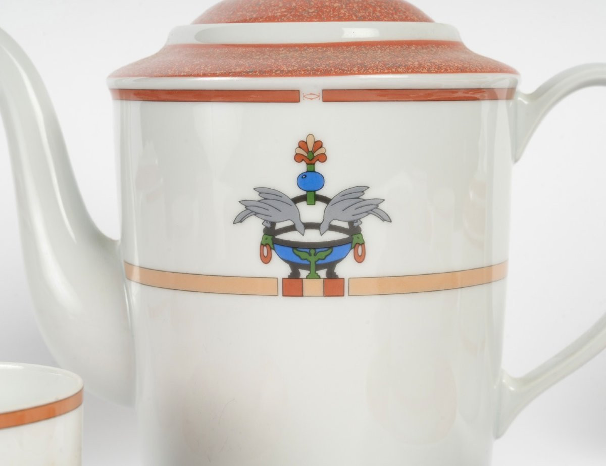 Cartier - Service à Thé La Maison Vénitienne Porcelaine Limoges - Neuf-photo-4