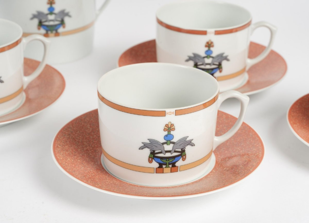 Cartier - Service à Thé La Maison Vénitienne Porcelaine Limoges - Neuf-photo-1