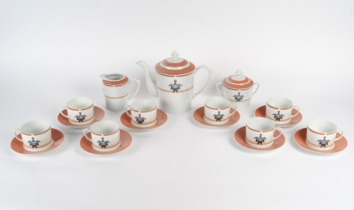 Cartier - Service à Thé La Maison Vénitienne Porcelaine Limoges - Neuf