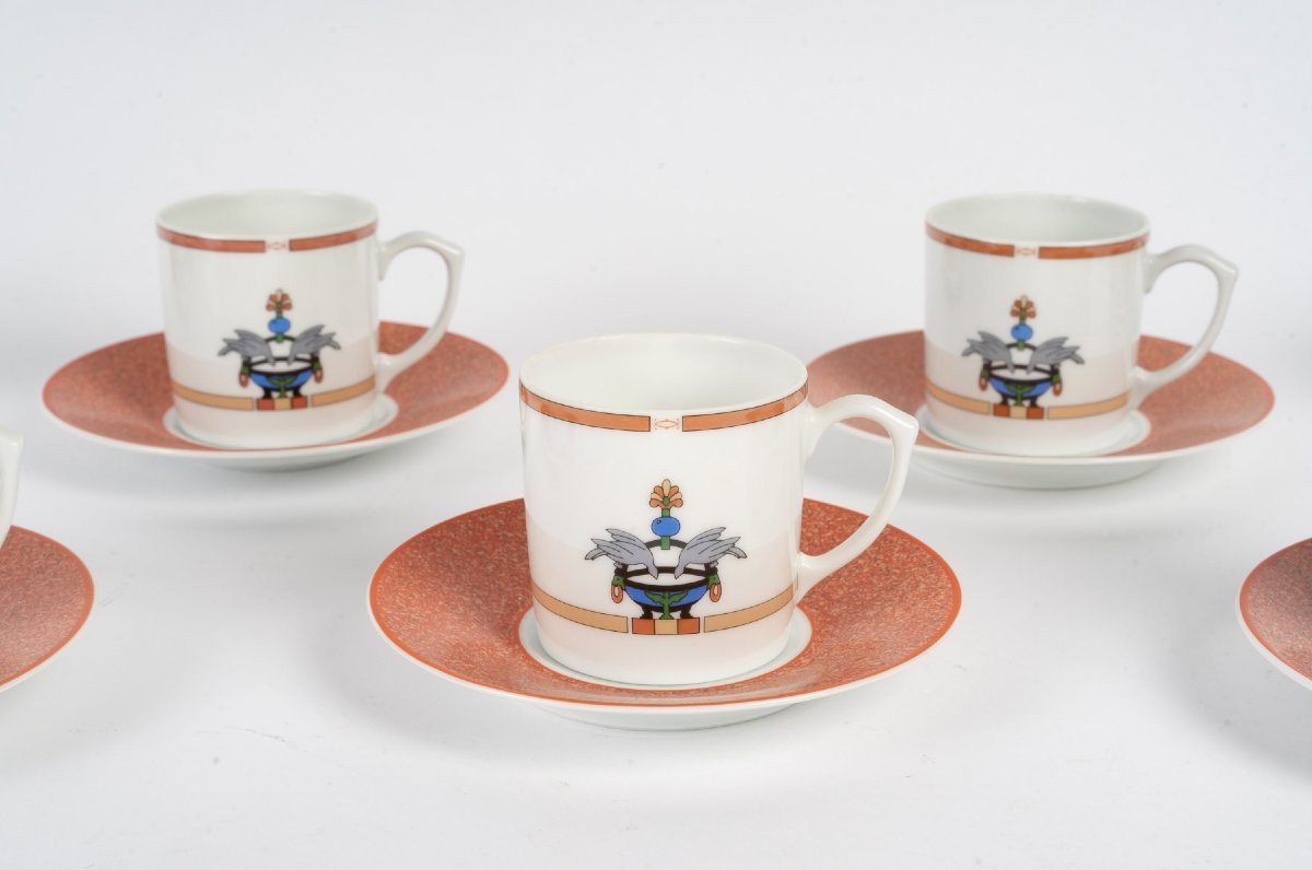 Cartier - Porcelain Tableware Coffee Set Maison Venitienne - New-photo-3