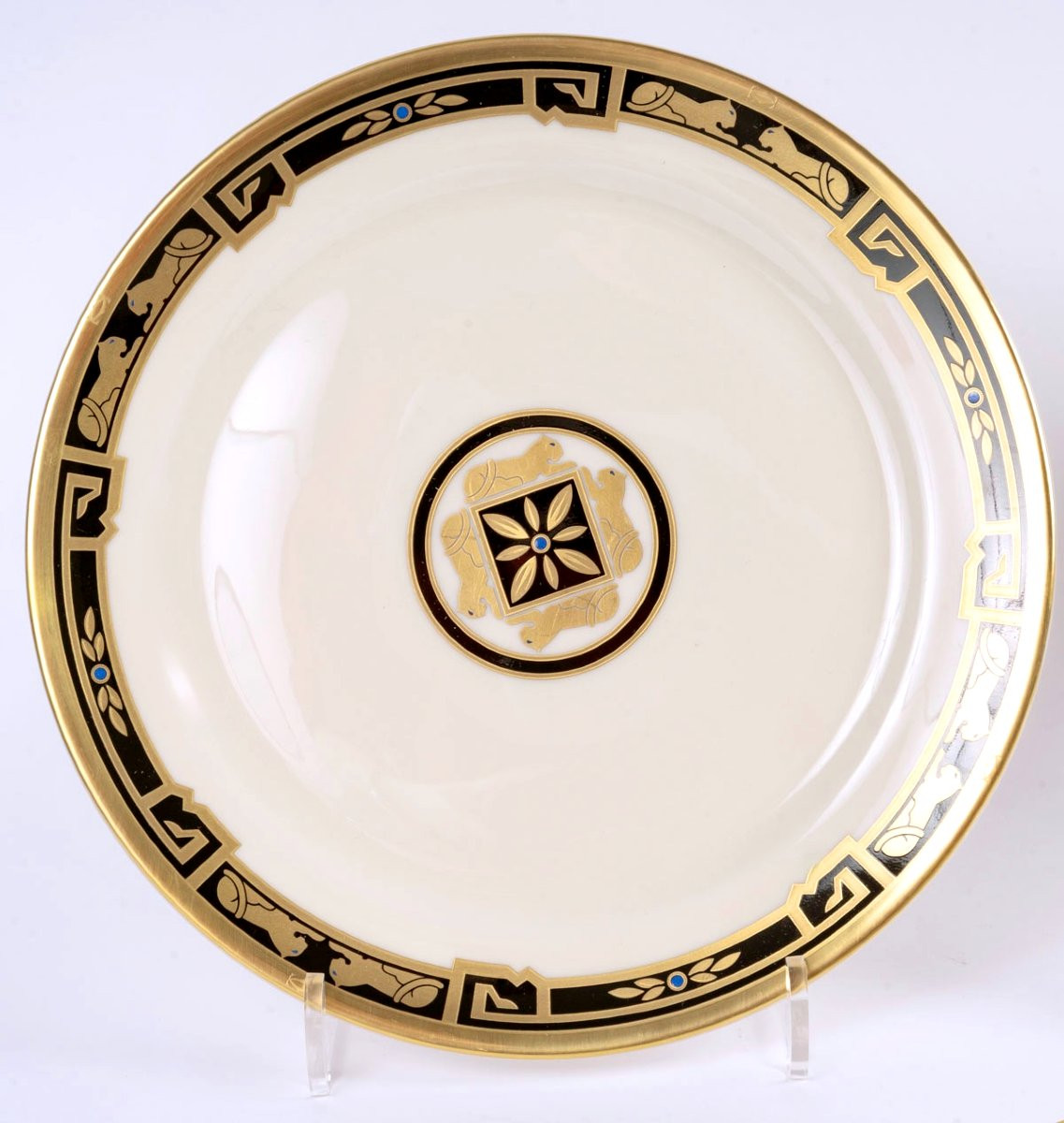 Cartier - Limoges Porcelain Tableware Maison Art Deco 70 Pieces - New -photo-2