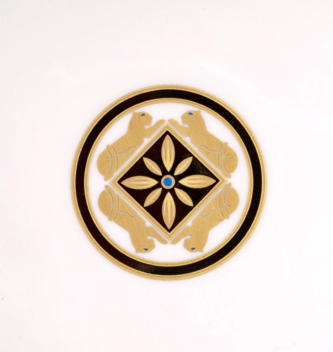 Cartier - Limoges Porcelain Tableware Maison Art Deco 70 Pieces - New -photo-5