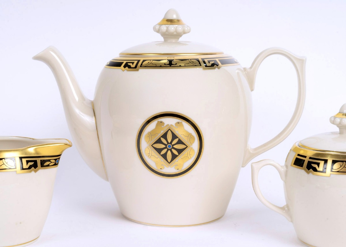 Cartier - Service à Thé La Maison de l'Art Déco Porcelaine Limoges - Neuf-photo-3