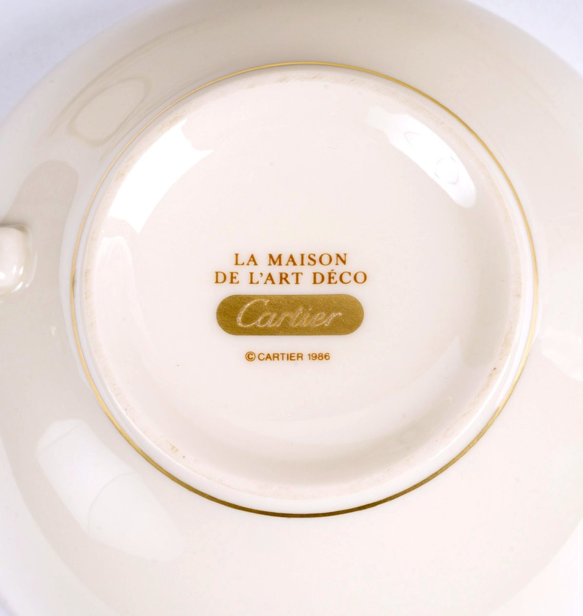 Cartier - Service à Café La Maison de l'Art Déco Porcelaine Limoges - Neuf-photo-3