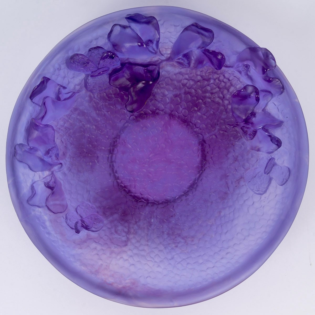 Daum France - Coupe Jardin Imaginaire Cristal - NEUF EN COFFRET-photo-3