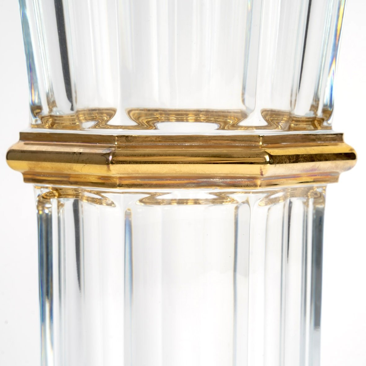 Baccarat - Vase Harcourt 1841 Cristal et Or - Edition Limitée-photo-3