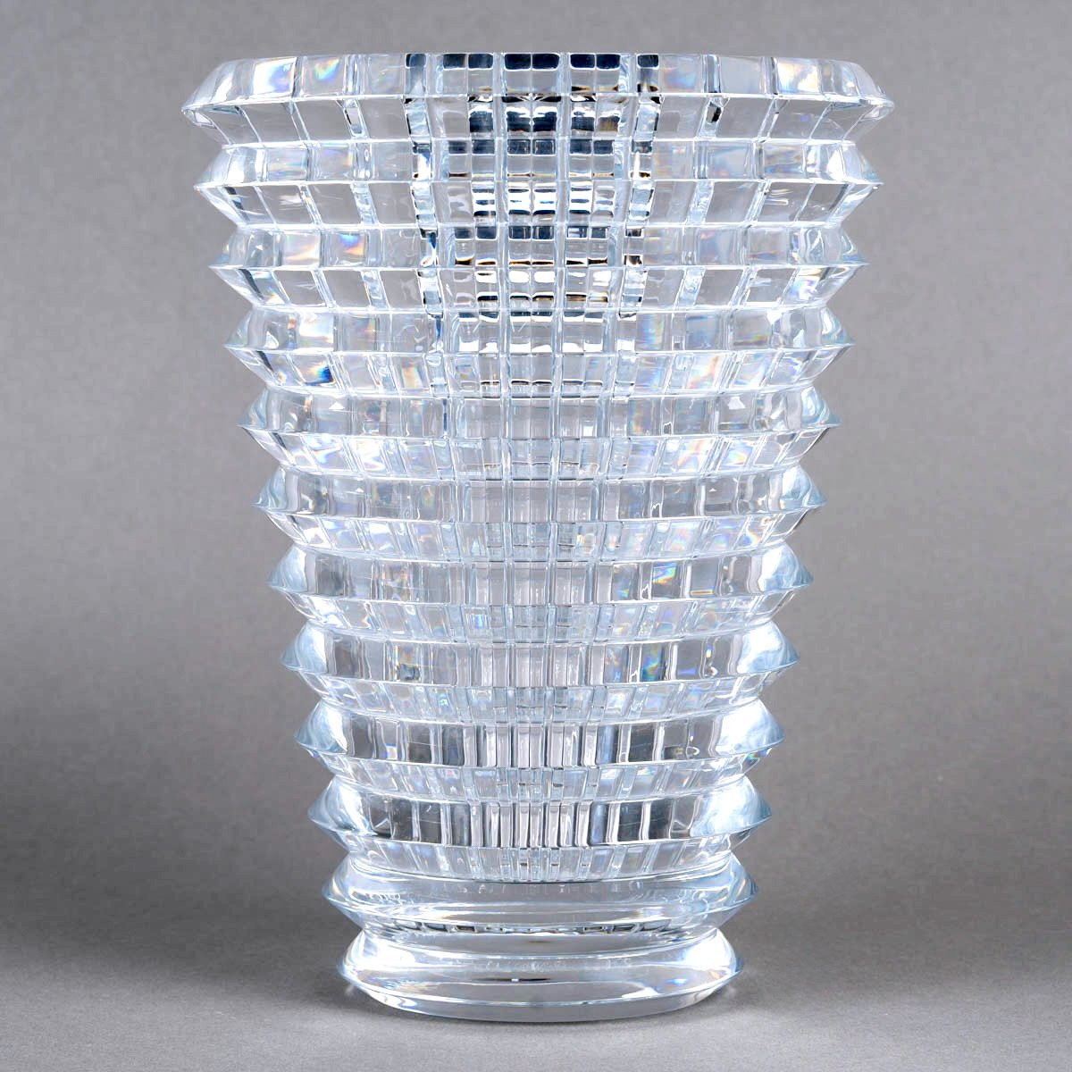 Baccarat - Vase Oval "Eye M" Cristal-photo-2