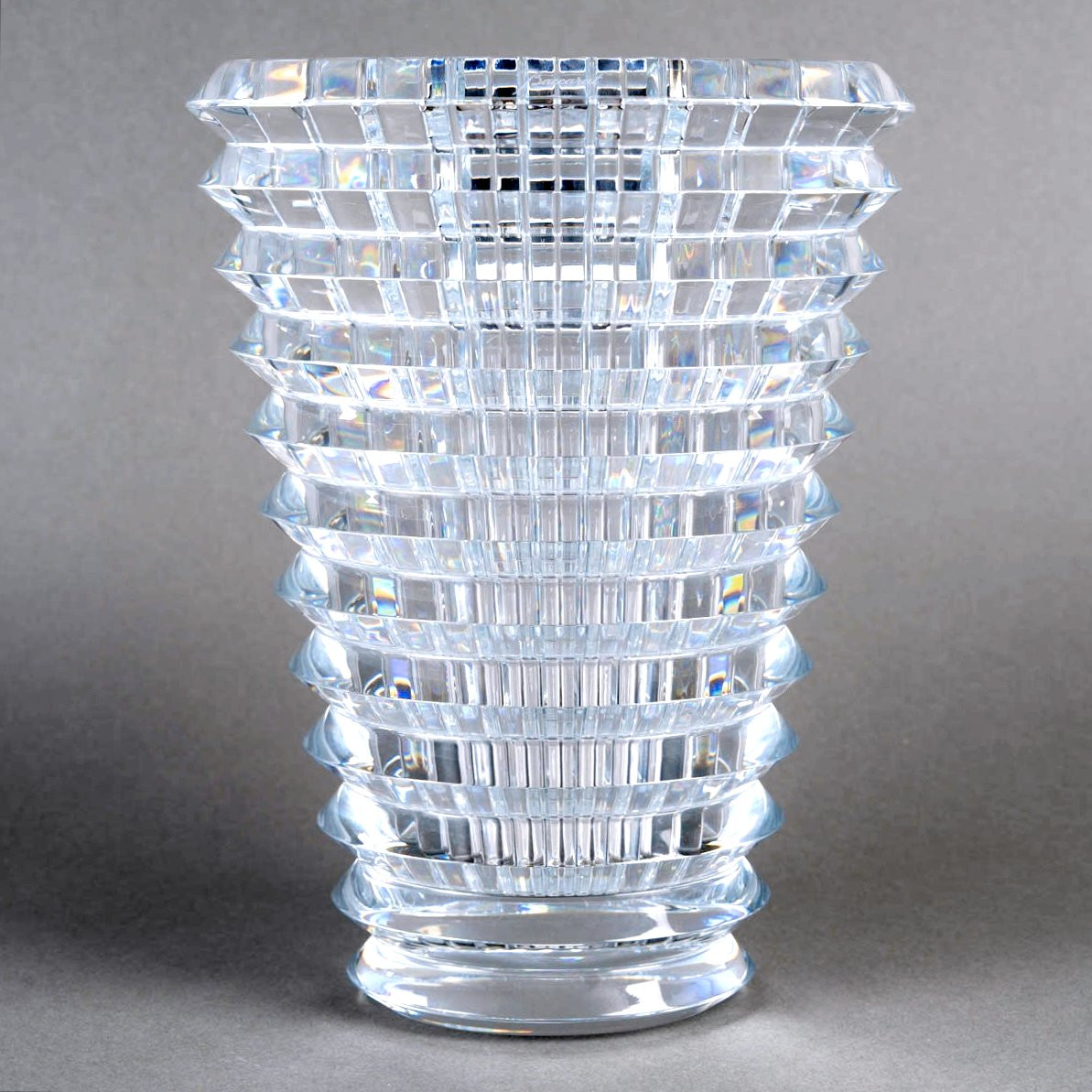 Baccarat - Vase Oval "Eye M" Cristal-photo-3