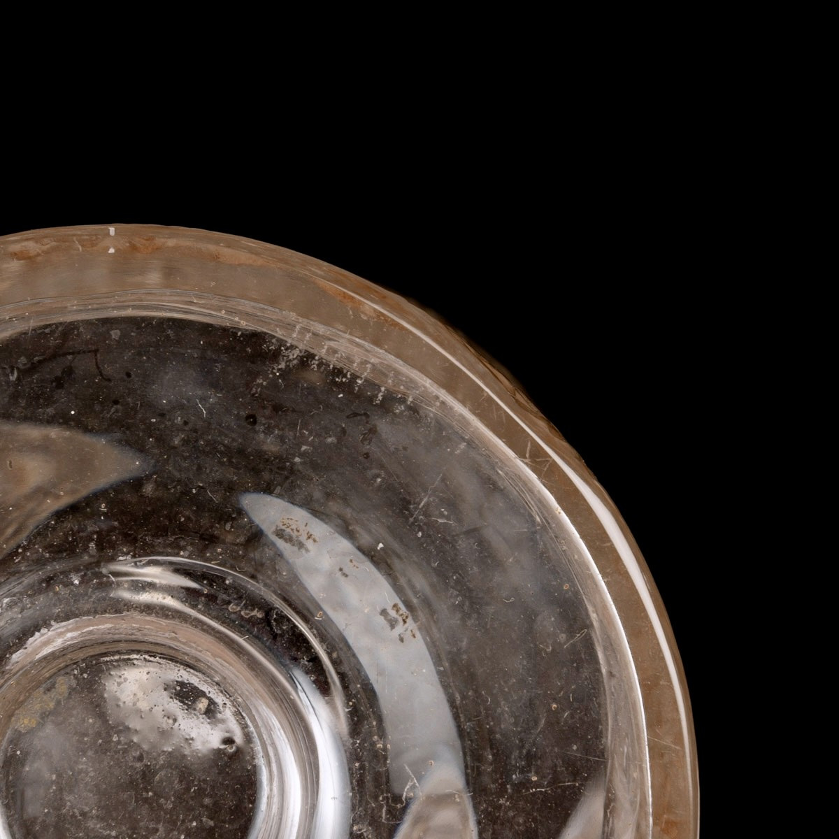 1931 René Lalique - Decanter Vigne Glass With Sepia Patina-photo-1