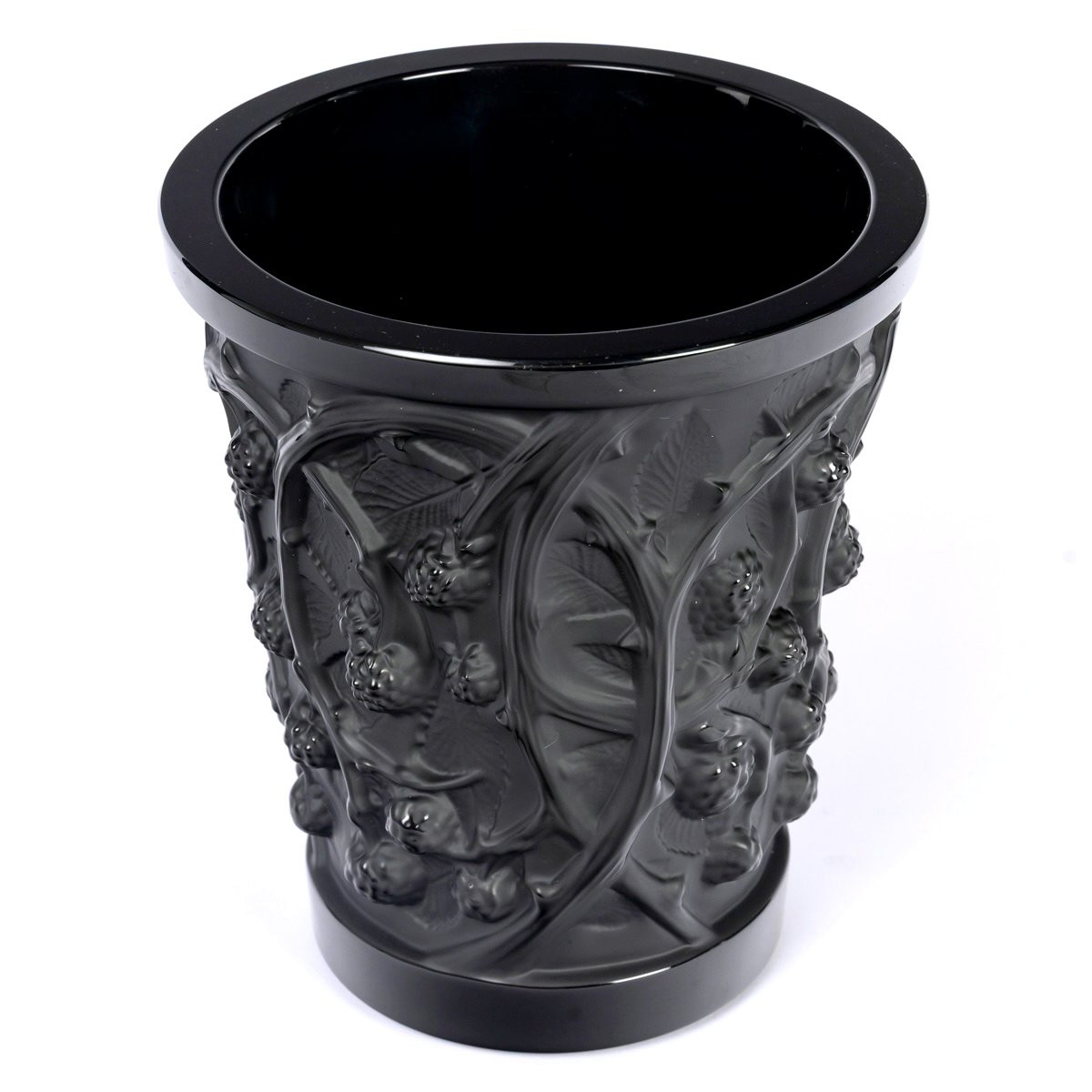 Lalique France - Vase Mûres Cristal Neuf - Neuf en Coffret-photo-2