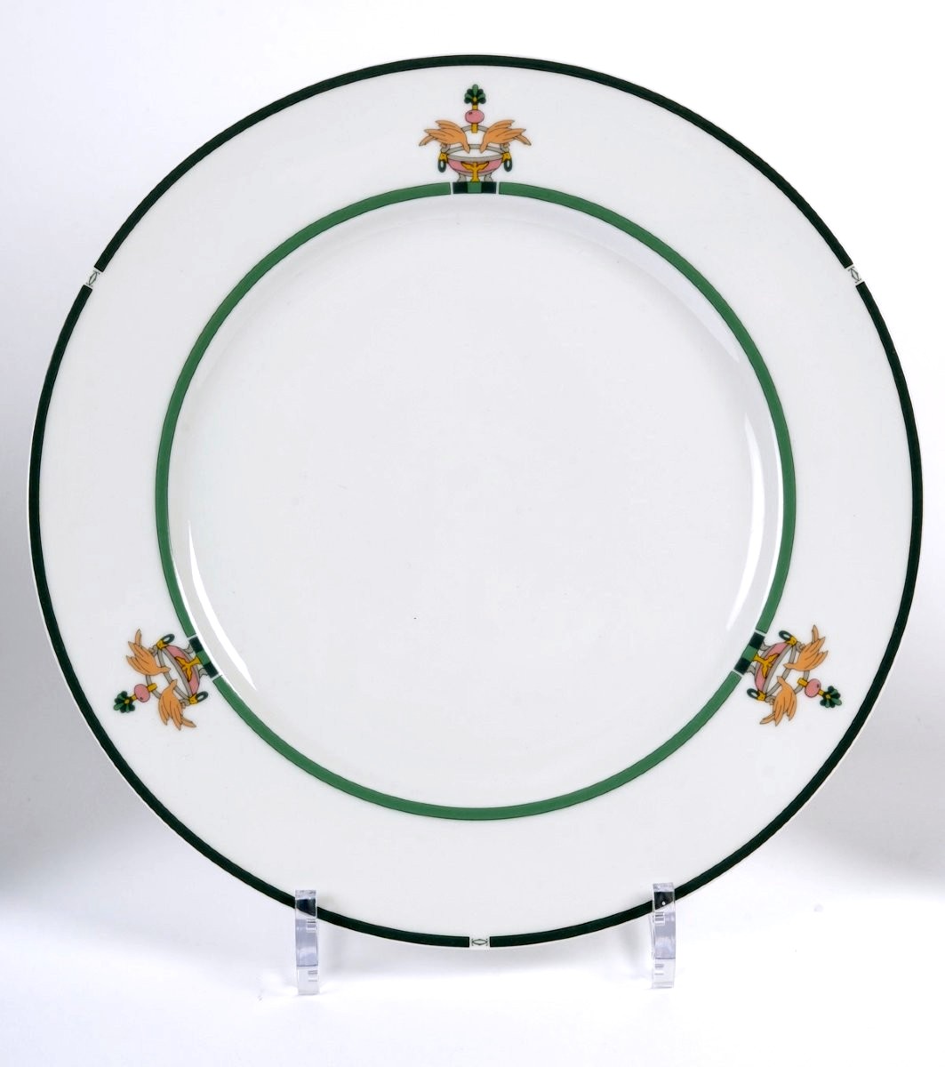 Cartier - Limoges Porcelain Tableware Maison Venitienne - 59 Pieces-photo-4
