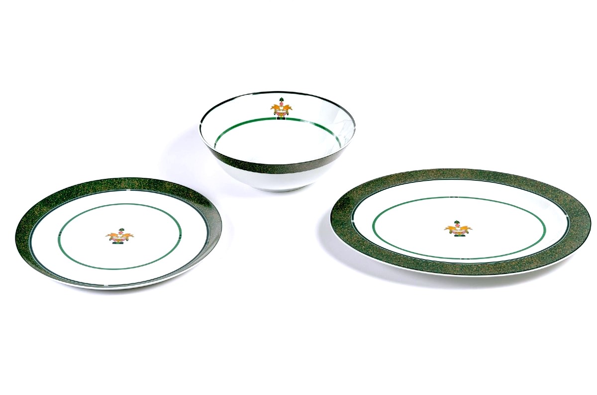 Cartier - Limoges Porcelain Tableware Maison Venitienne - 59 Pieces-photo-2