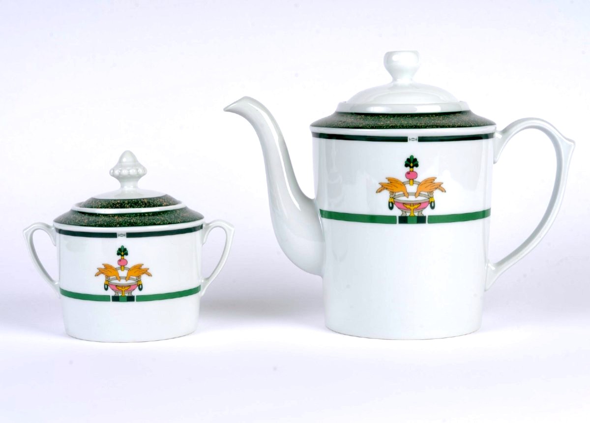 Cartier - Limoges Porcelain Tableware Maison Venitienne - 59 Pieces-photo-6