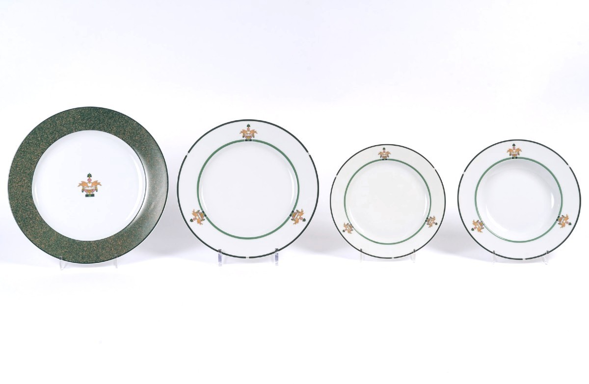 Cartier - Limoges Porcelain Tableware Maison Venitienne - 59 Pieces