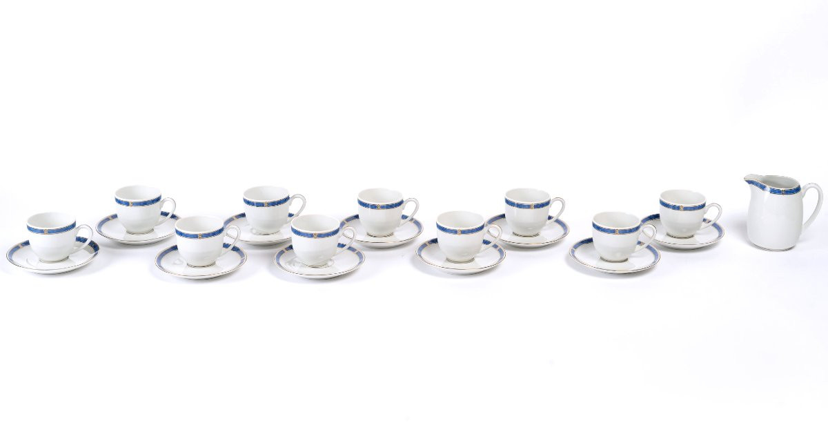 Christofle - Service de Table Oceana Porcelaine - 87 Pièces-photo-4