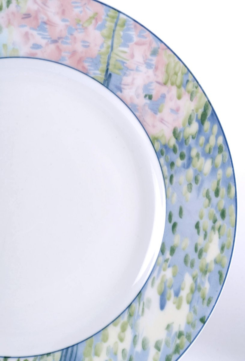 Christofle - Limoges Porcelain Tableware Impressions - 36 Pieces-photo-4