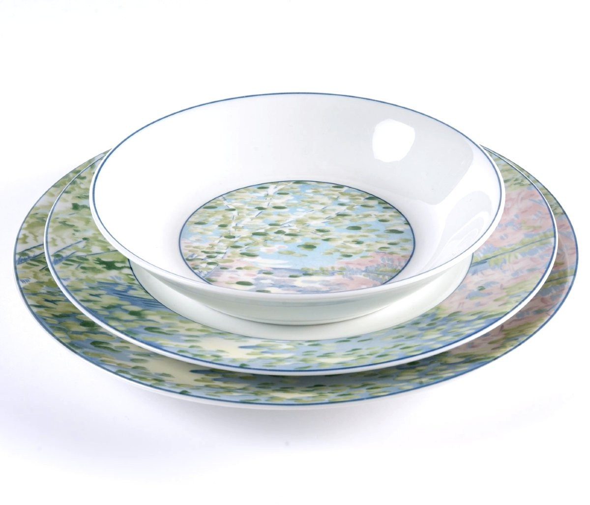 Christofle - Limoges Porcelain Tableware Impressions - 36 Pieces-photo-1