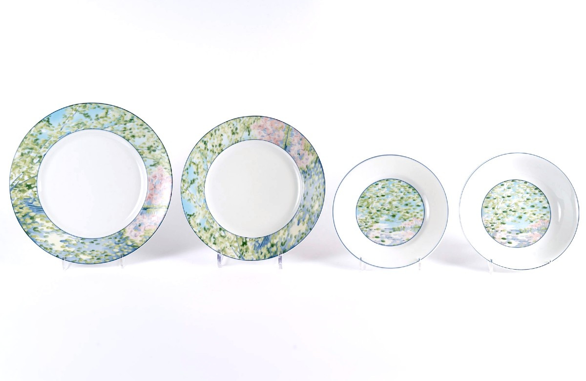 Christofle - Limoges Porcelain Tableware Impressions - 36 Pieces
