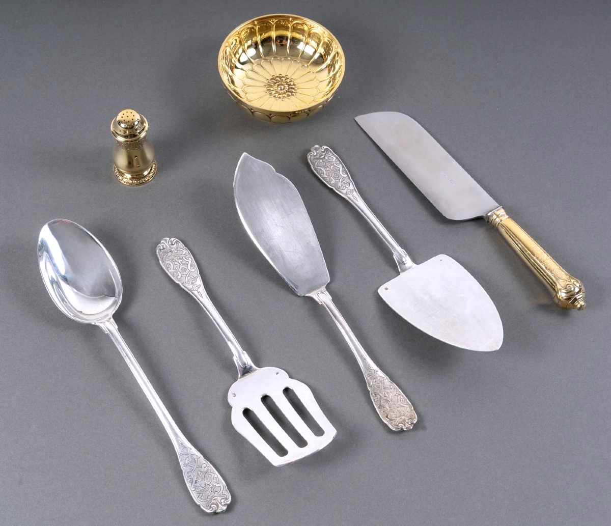 Puiforcat - Elysée Silver And Vermeil Menagère - 165 Pieces-photo-6