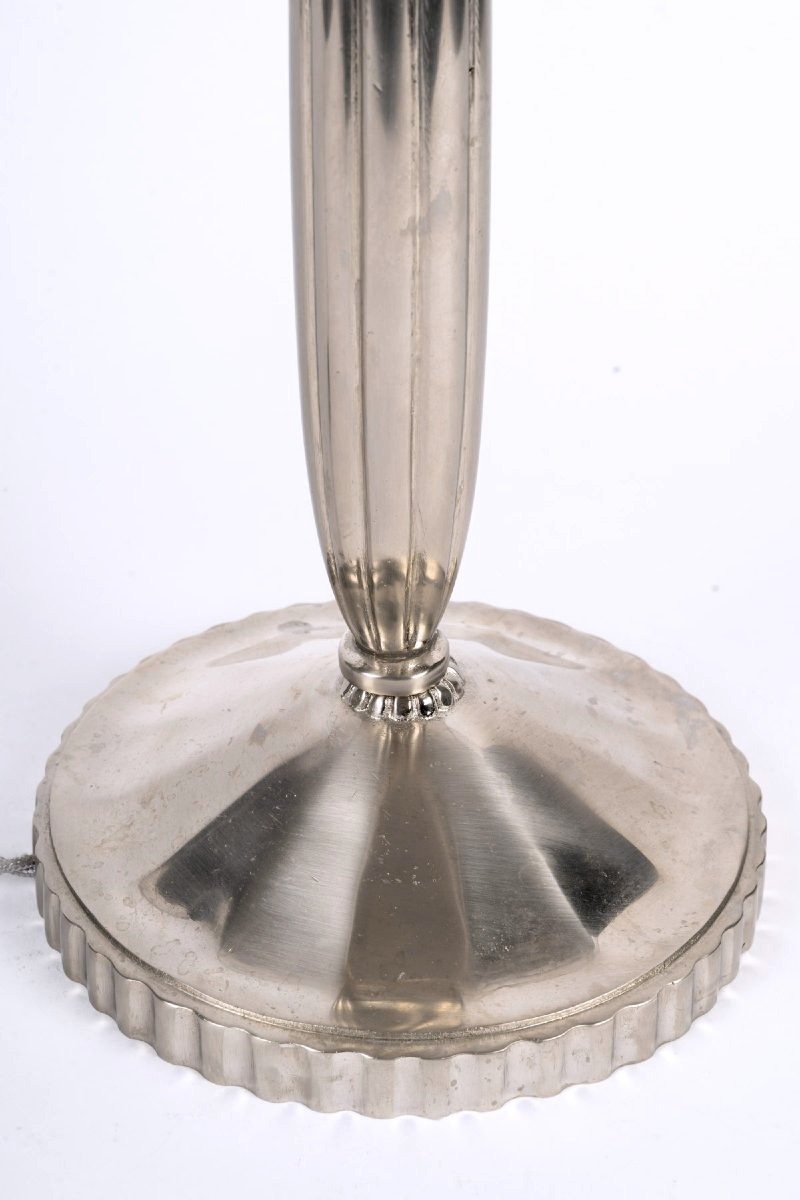 1927 René Lalique - Art Deco Lamp Verona Glass-photo-3