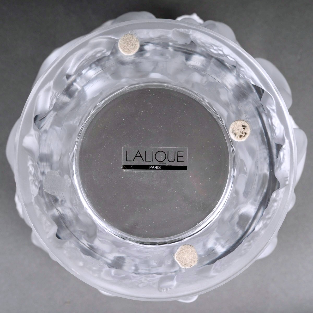 Lalique France - Vase Bacchantes Cristal-photo-4