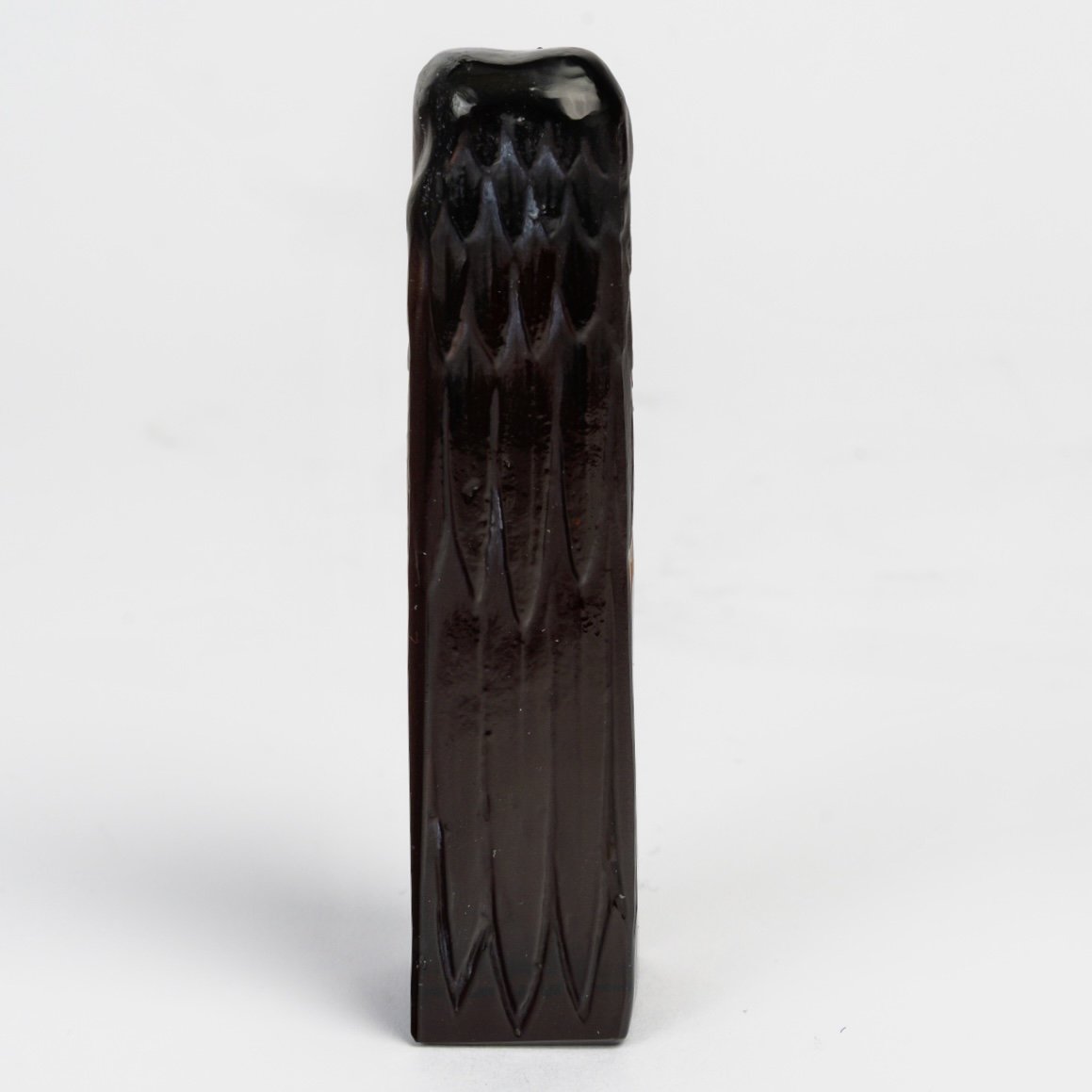 1911 René Lalique - Seal Stamp Tete d'Aigle Eagle Deep Amber Glass-photo-4