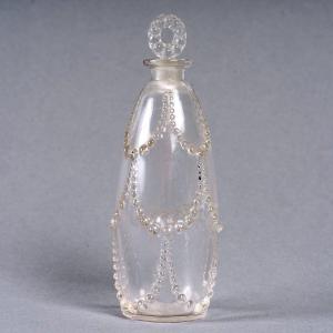 1926 René Lalique - Flacon Palerme Verre Blanc