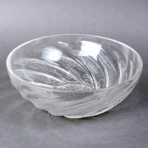 1921 René Lalique - Bowl Poissons - Fishes Clear Glass