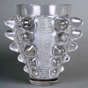 1950 Marc Lalique - Vase Paimpol Cristal Blanc pour La Marquise de Sévigné