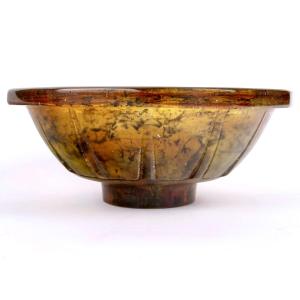 François Emile Decorchemont - Art Deco Bowl Glass Pate De Verre