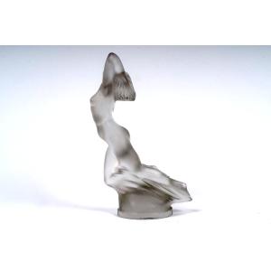 1931 René Lalique - Car Mascot Hood Ornament Vitesse Glass