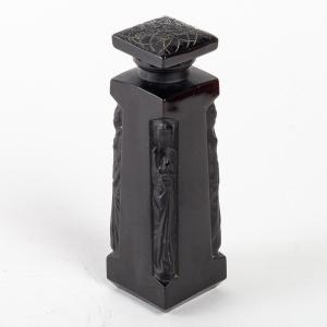 1914 René Lalique - Flacon Ambre d'Orsay Verre Noir