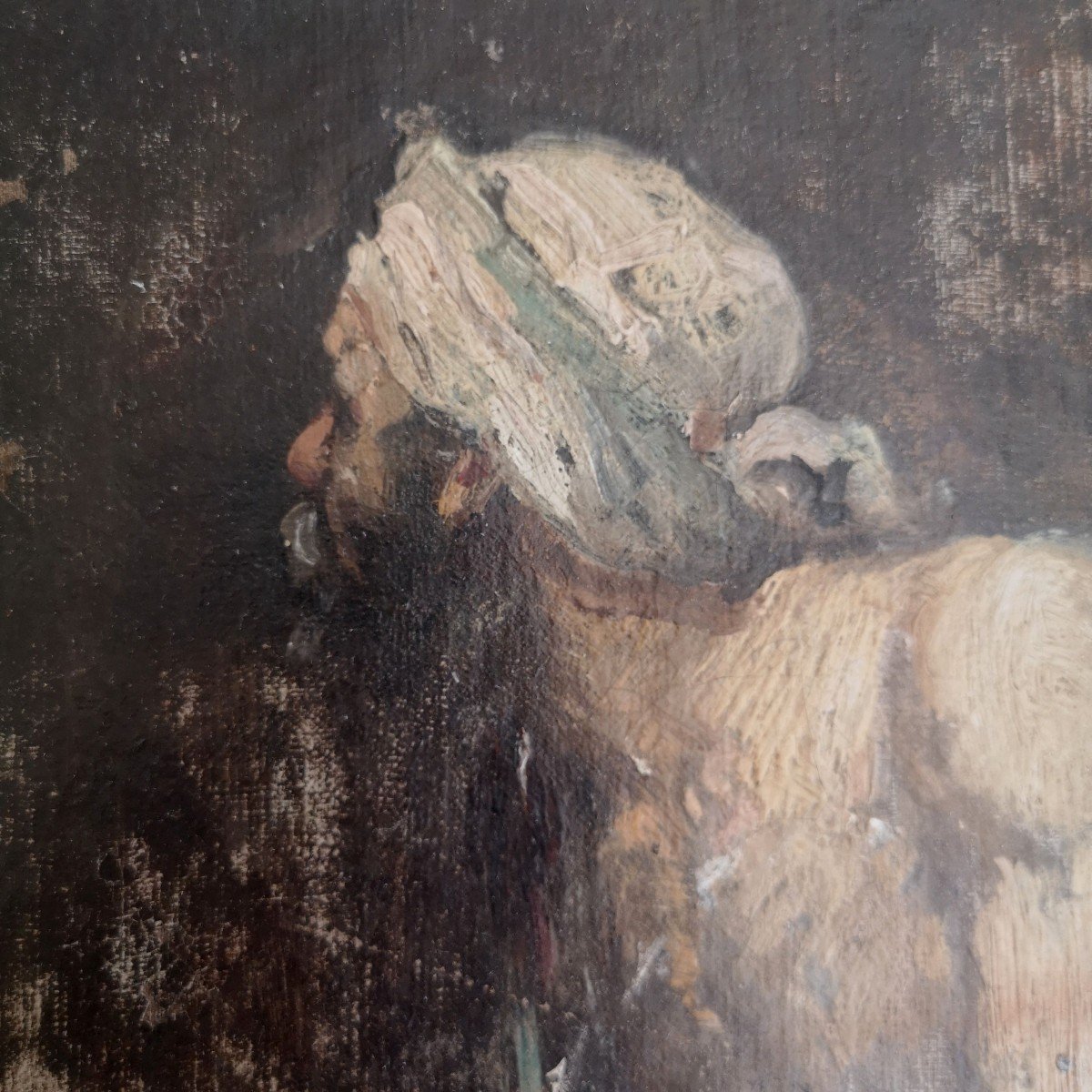 XIX° Romantic School On The Theme Of Diogenes 39 X 31-photo-4