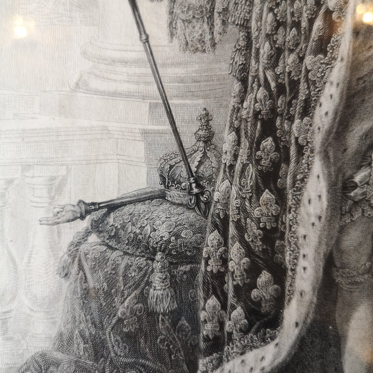 Engraving Early 19th Century Louis XVI King Of France 1793 By Callet Engraved By Nargeot ...gavard -photo-2
