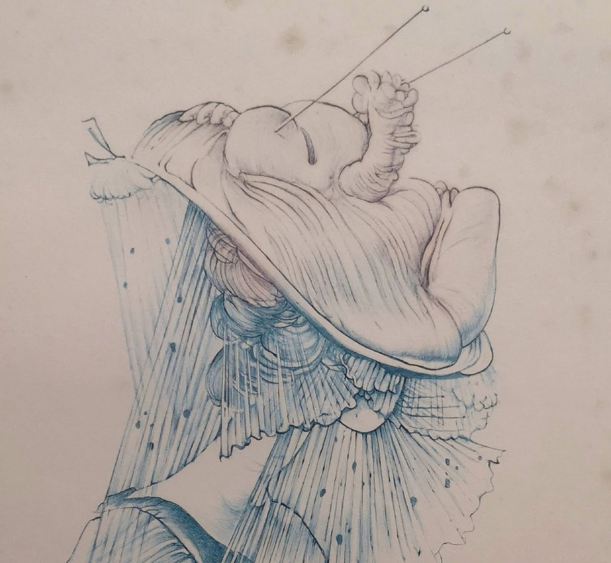 Hans Bellmer Mirror Of Dreams 1972 Etching Aquatint Signed Numbered 94/150-photo-7