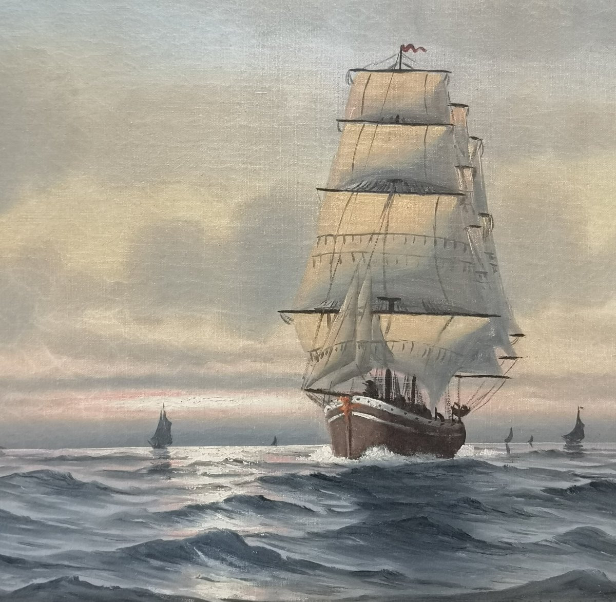 Hst Marine Animated At Elsinore Castle Hp Engmann Late 19th Early 20th Century 65 X 50-photo-2