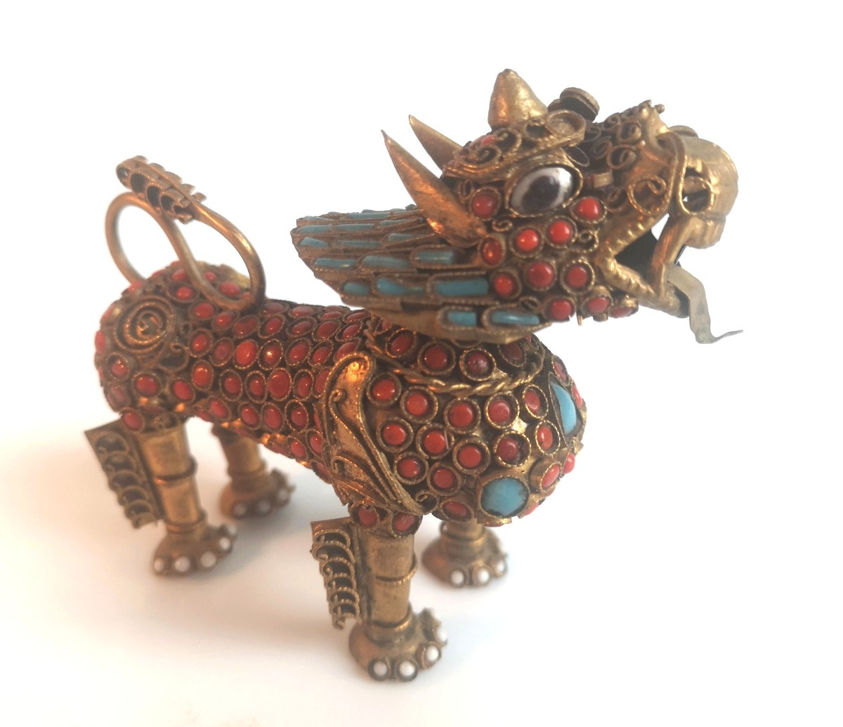 Dog Incense Burner From The Foo People - Thailand, Late 19th Century