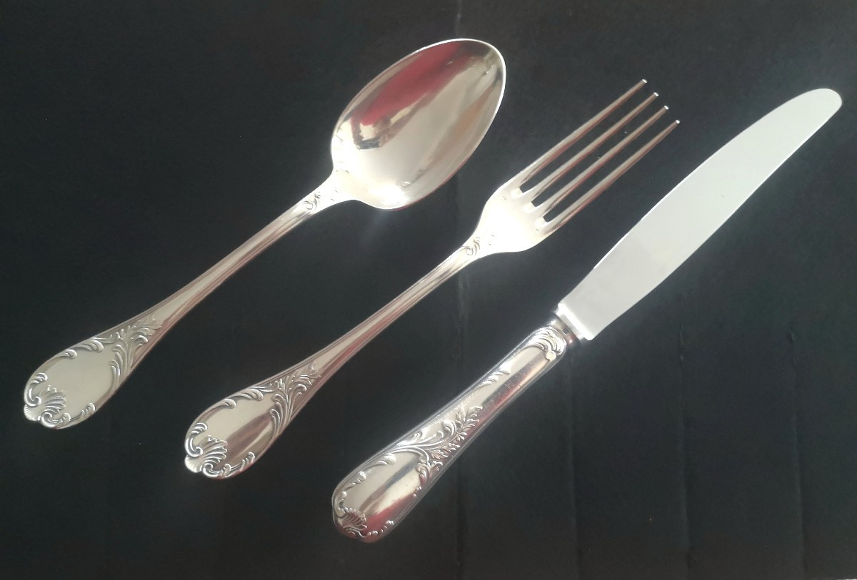 Service de couverts Christofle - Modèle Marly - 36 pièces TTB-photo-7