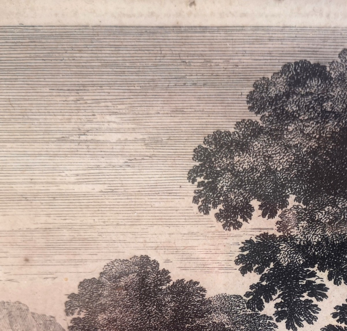 17th-century Engraving – Gabriel Pérelle, Animated Landscape, Published By Pierre Mariette (rue St-jacques, Paris)-photo-3