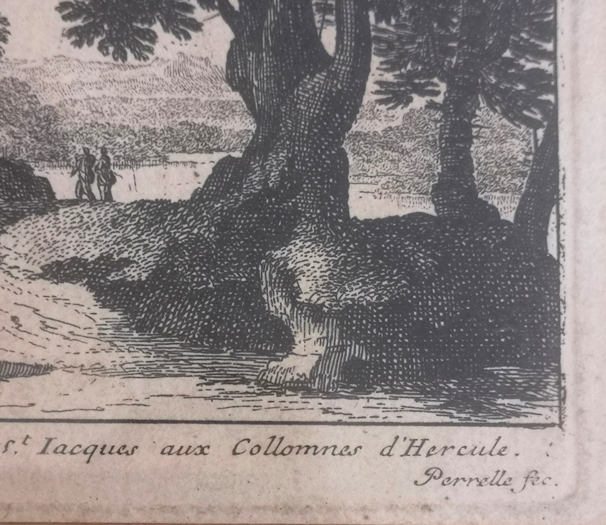 17th-century Engraving – Gabriel Pérelle, Animated Landscape, Published By Pierre Mariette (rue St-jacques, Paris)-photo-3