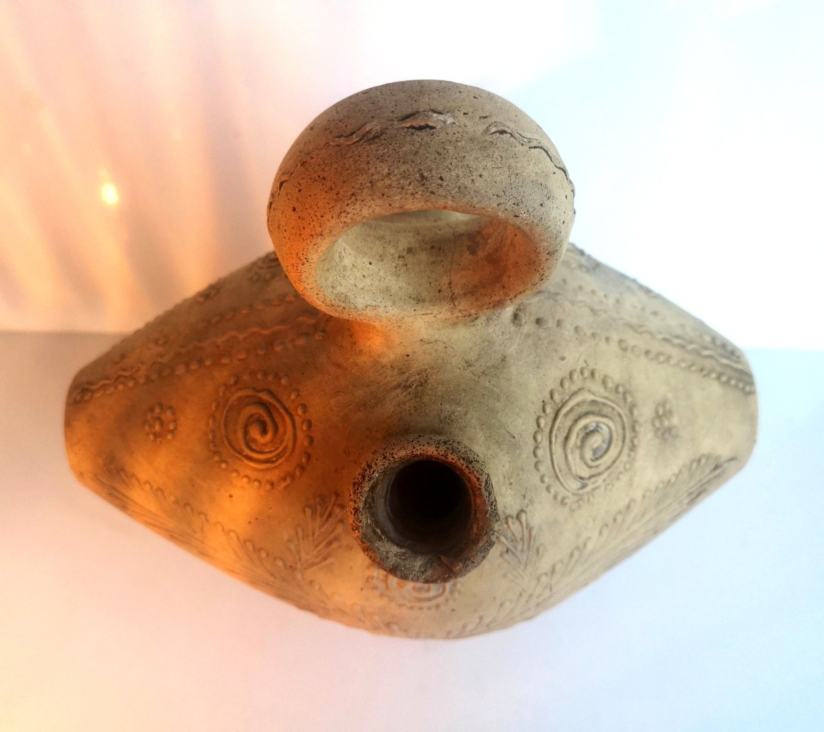 Poterie d’Agost XVIIIᵉ – Objet zoomorphique implicite, art populaire espagnol-photo-6