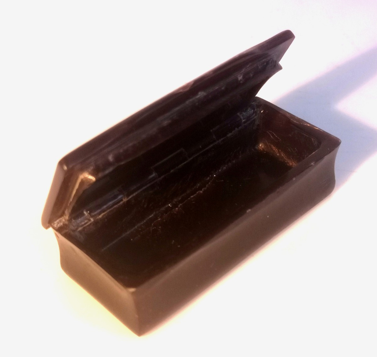 Antique Stamp Box In Horn Inlaid With Ivory And Tortoiseshell – Late 19th Century-photo-5