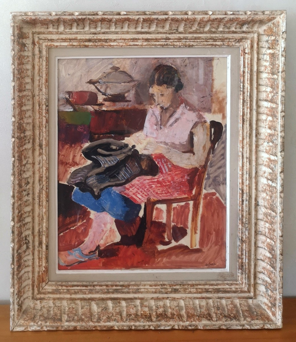 Charles Dufresne – Intimate Scene, Poetic Reality, Circa 1930