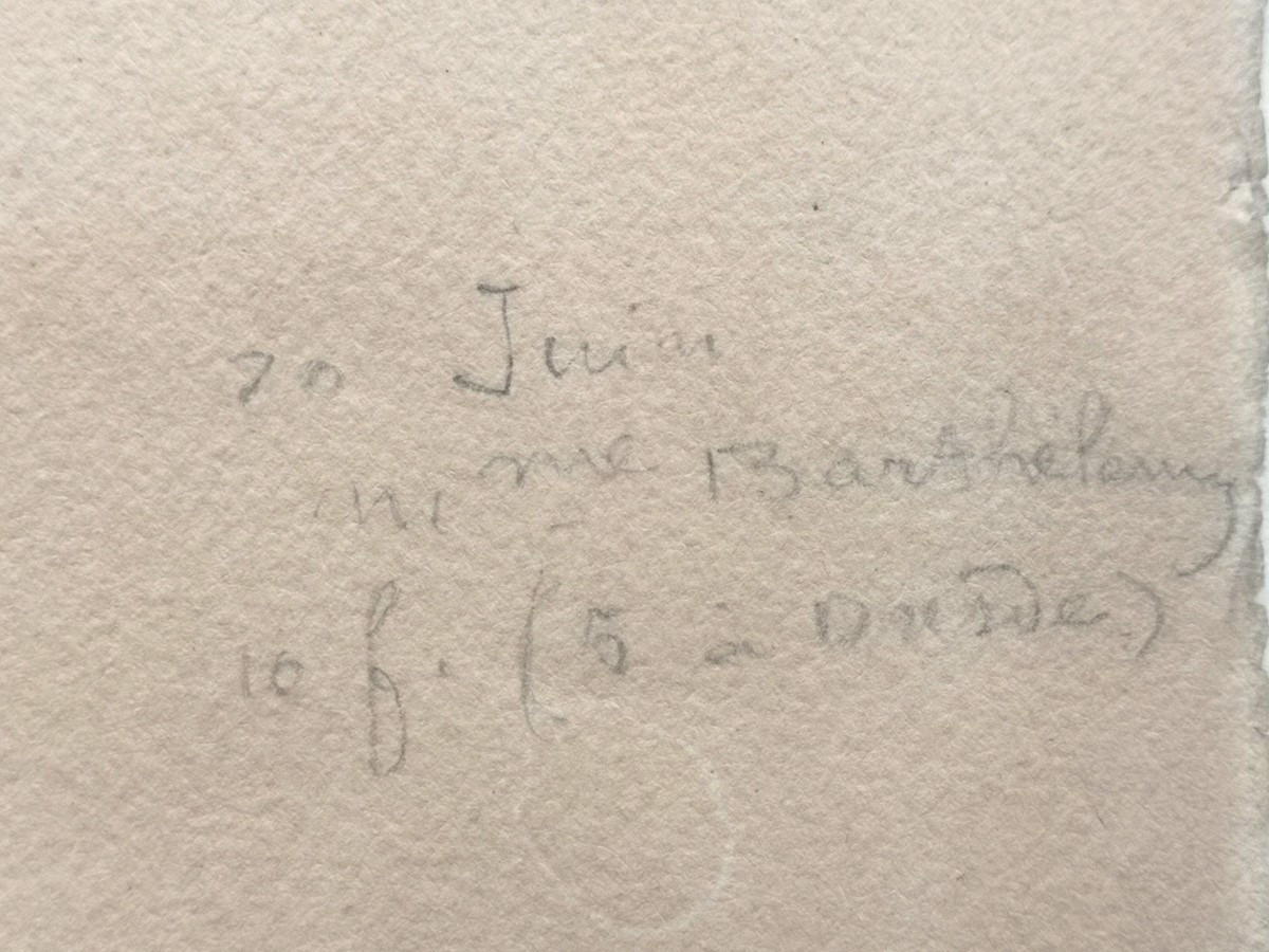 Théophile Alexandre Steinlen (1859-1923) Le Cheminot - Ink On Paper, Signed - 31 X 45 Cm-photo-6