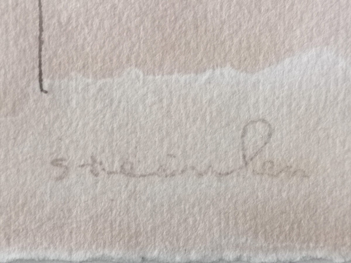 Théophile Alexandre Steinlen (1859-1923) Le Cheminot - Ink On Paper, Signed - 31 X 45 Cm-photo-7