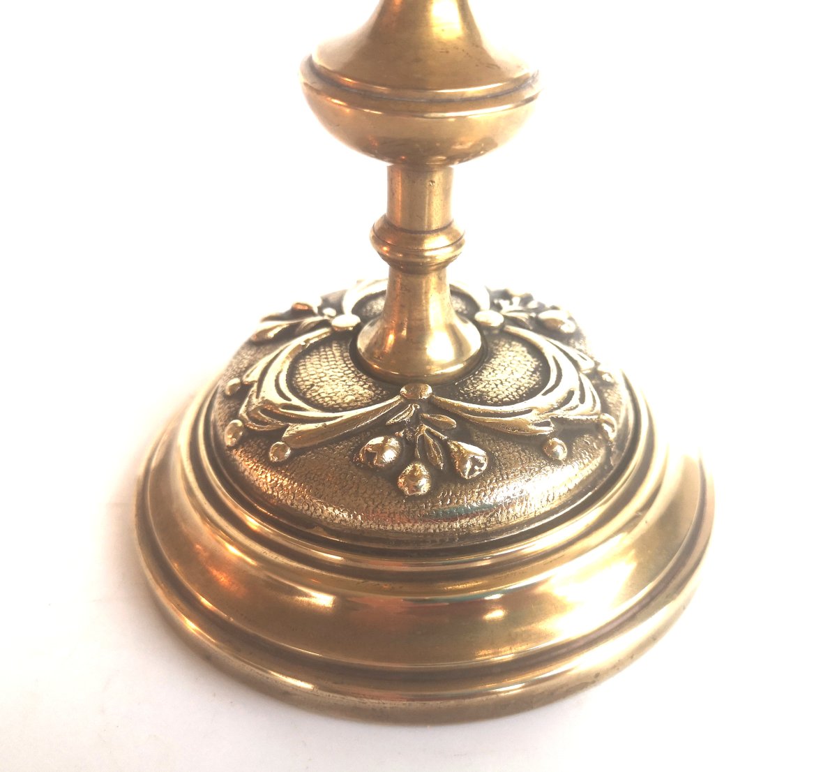 Coupe En Bronze Napoléon III Ornée d'Une Tête De Bacchante Et De Trophées-photo-3