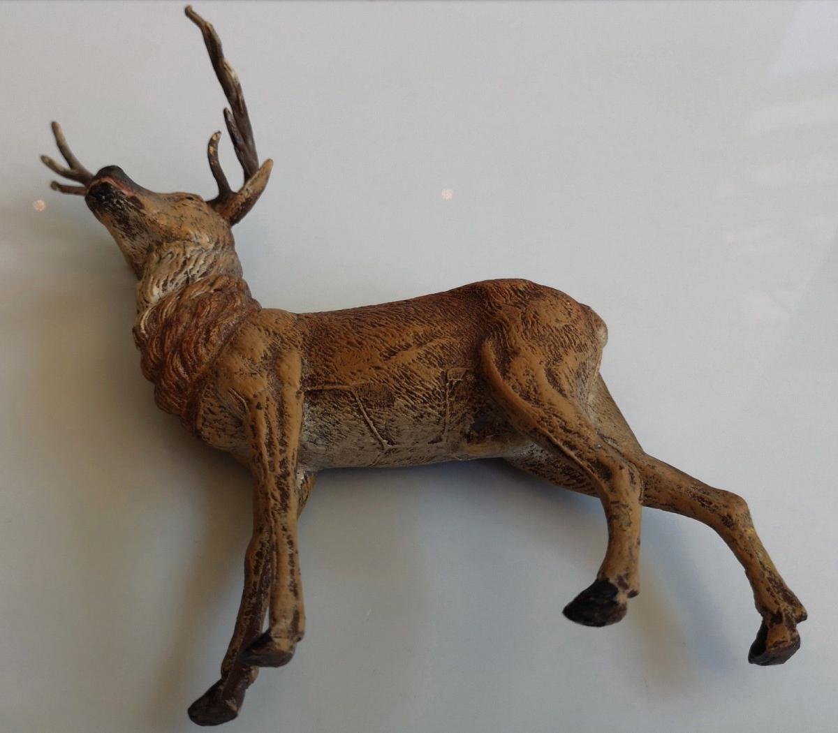 Grand Deer In Nuremberg - 19th Time - 19 X 15 Cm-photo-7